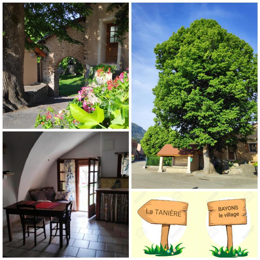Gîte La Tanière Des Alpes Bayons Extérieur photo